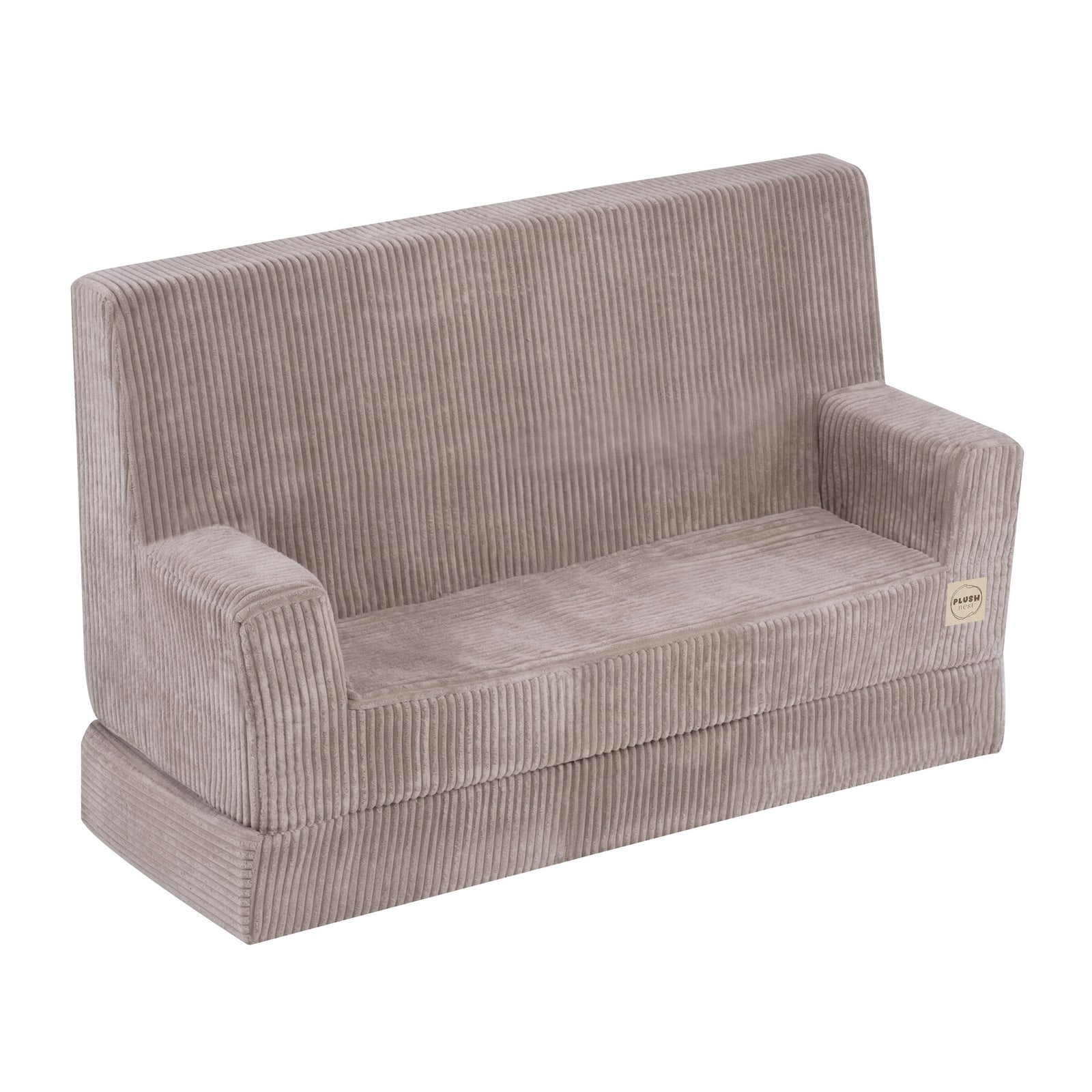 Canapé Foldie avec accoudoirs - Velours côtelé beige premium - PLUSH NEST  Misioo Canapé Foldie avec accoudoirs - Velours côtelé beige premium - PLUSH NEST myplayground