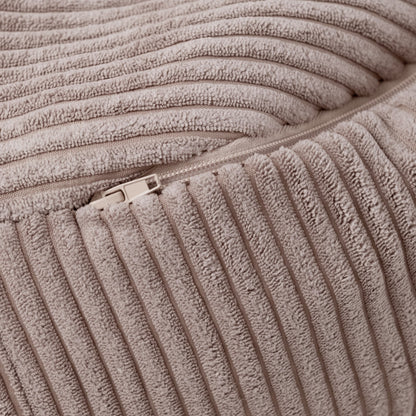 PLUSH NEST - Misioo - Fauteuil Huggy Bear, 68x45, beige, velours côtelé