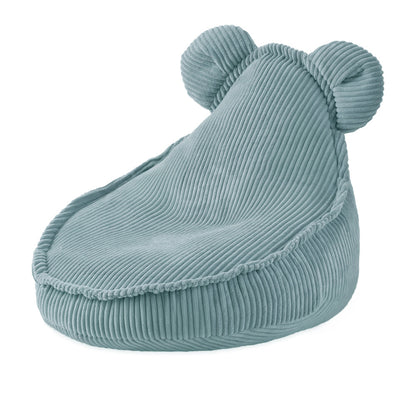PLUSH NEST - Misioo - Fauteuil Huggy Bear, 68x45, bleu, velours côtelé premium
