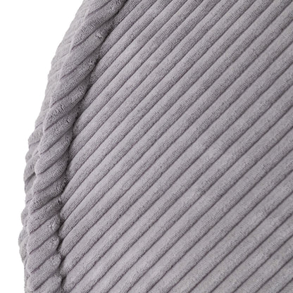 PLUSH NEST - Misioo - Fauteuil Huggy Bear, 68x45, gris, velours côtelé