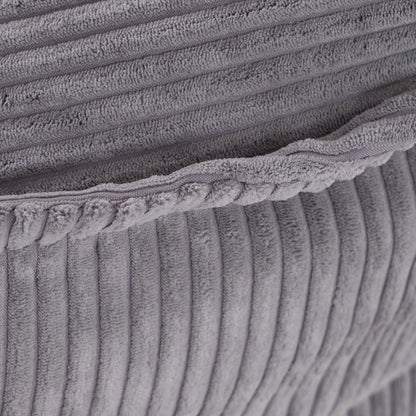 PLUSH NEST - Misioo - Fauteuil Huggy Bear, 68x45, gris, velours côtelé