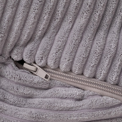 PLUSH NEST - Misioo - Fauteuil Huggy Bear, 68x45, gris, velours côtelé