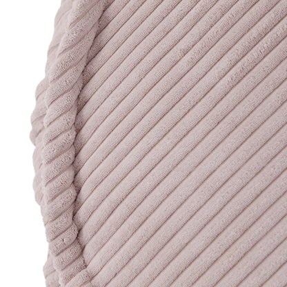 PLUSH NEST - Misioo - Fauteuil Huggy Bear, 68x45, rose clair, velours côtelé