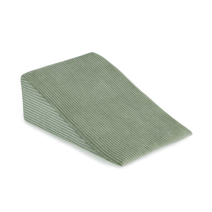PLUSH NEST - Misioo - Piscine à balles + triangle, 90x30, vert, velours côtelé premium (+ 200 boules perle, perle menthe, argent)