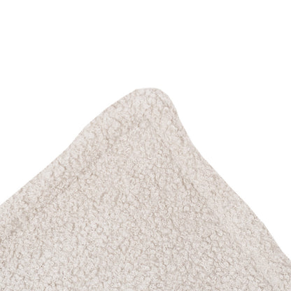 PLUSH NEST - Misioo - Fauteuil carré Puffy, 77x67x50, crème, agneau