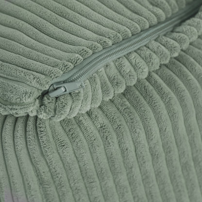 PLUSH NEST - Misioo - Fauteuil carré Puffy, 77x67x50, olive, velours côtelé
