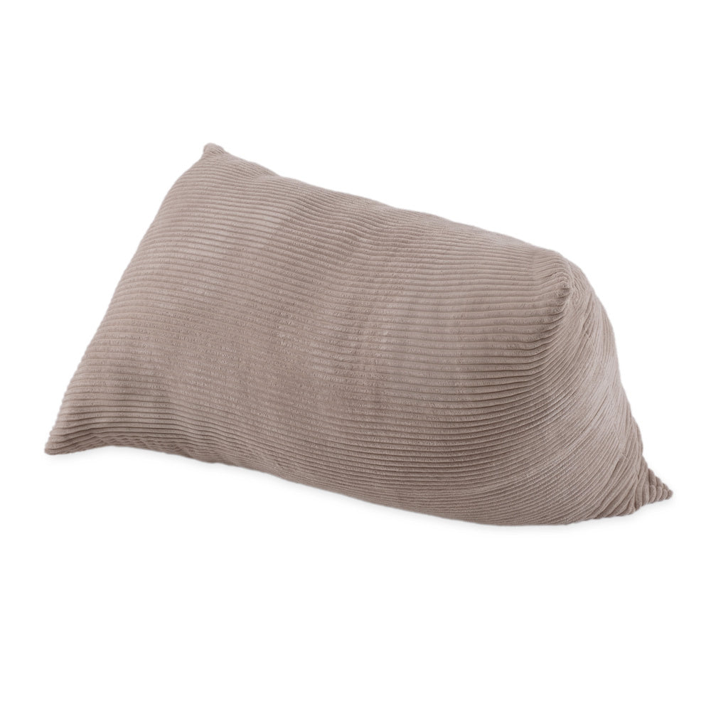 Pouf sac  120x80 cm- pouf en velours côtelé beige premium - Plush Nest  Misioo  myplayground