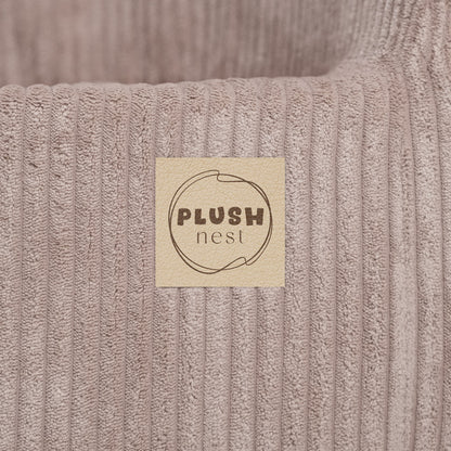 PLUSH NEST - Misioo - Siège, velours côtelé beige premium