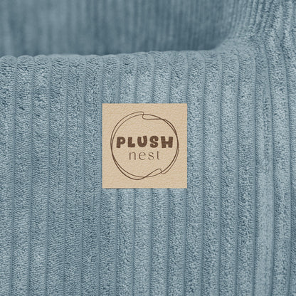 PLUSH NEST - Misioo - Siège, velours côtelé bleu premium