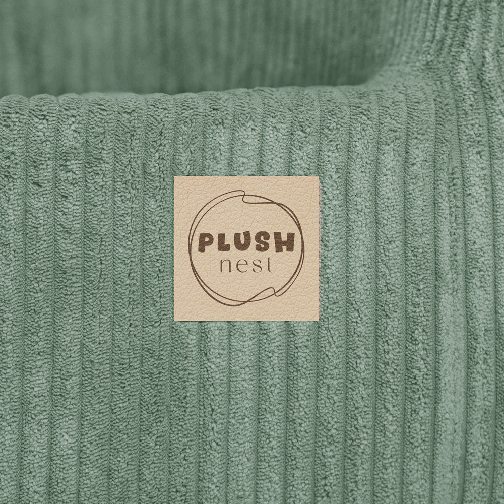 PLUSH NEST - Misioo - Siège, velours côtelé vert premium  Misioo  myplayground