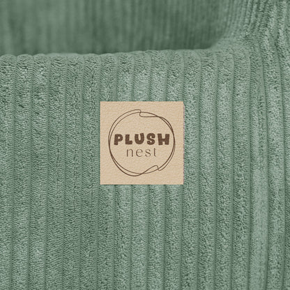 PLUSH NEST - Misioo - Siège, velours côtelé vert premium