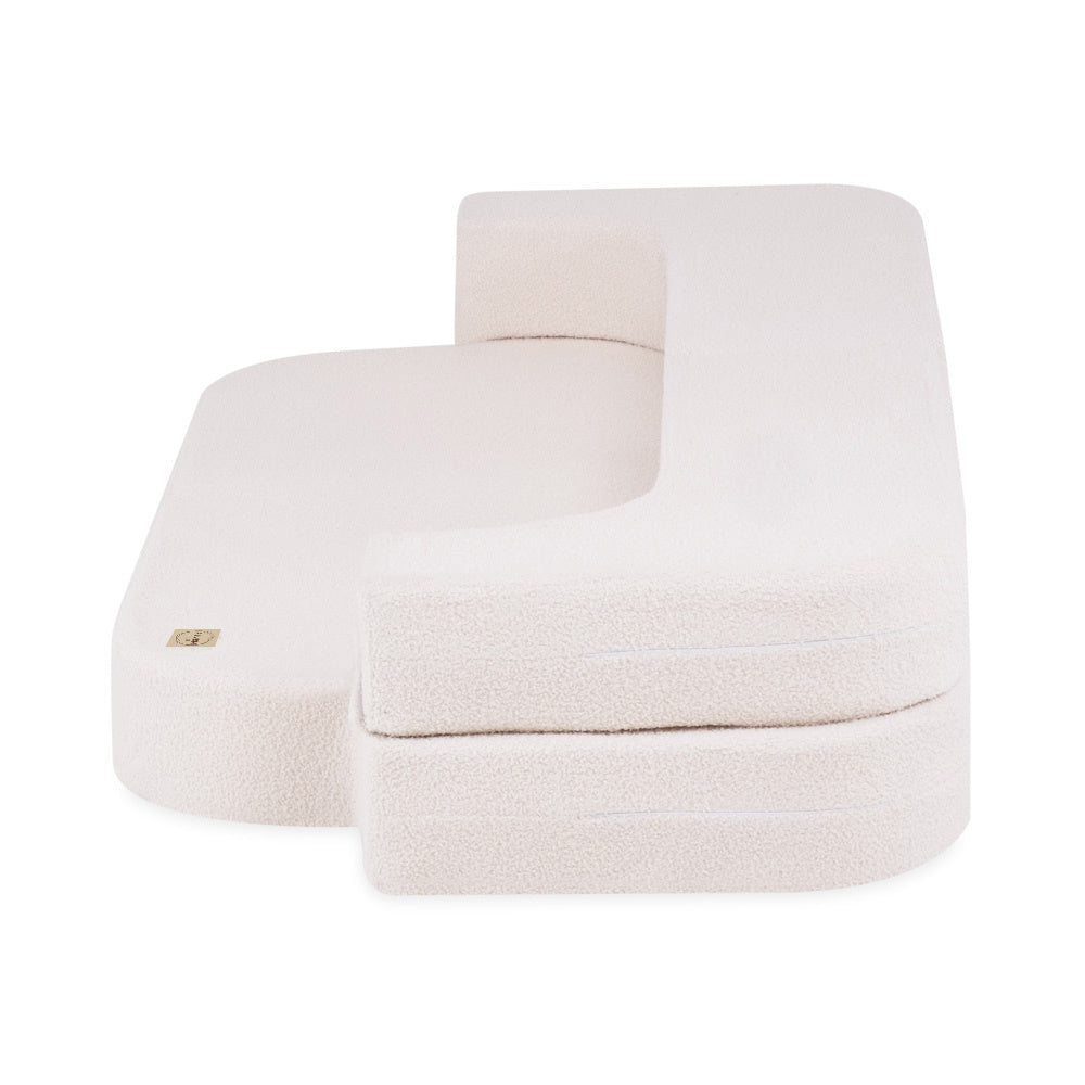 Canapé-lit Foldie - Agneau crème - PLUSH NEST  Misioo Canapé-lit Foldie - Agneau crème - PLUSH NEST myplayground