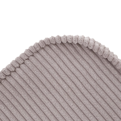 PLUSH NEST - Misioo - Chaise longue enfant, 150x60x25 cm, velours côtelé beige premium