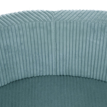 PLUSH NEST - Misioo - Piscine à balles, 90x30 cm, Ronde, Bleue, Velours Côtelé Premium