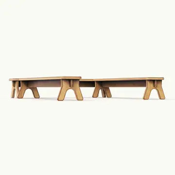 PlayBeam Poutre d'équilibre en bois pour enfants - Jeu Montessori