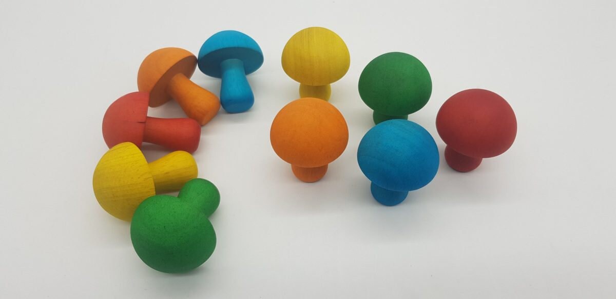 Champignons colorés  QToys USA  myplayground