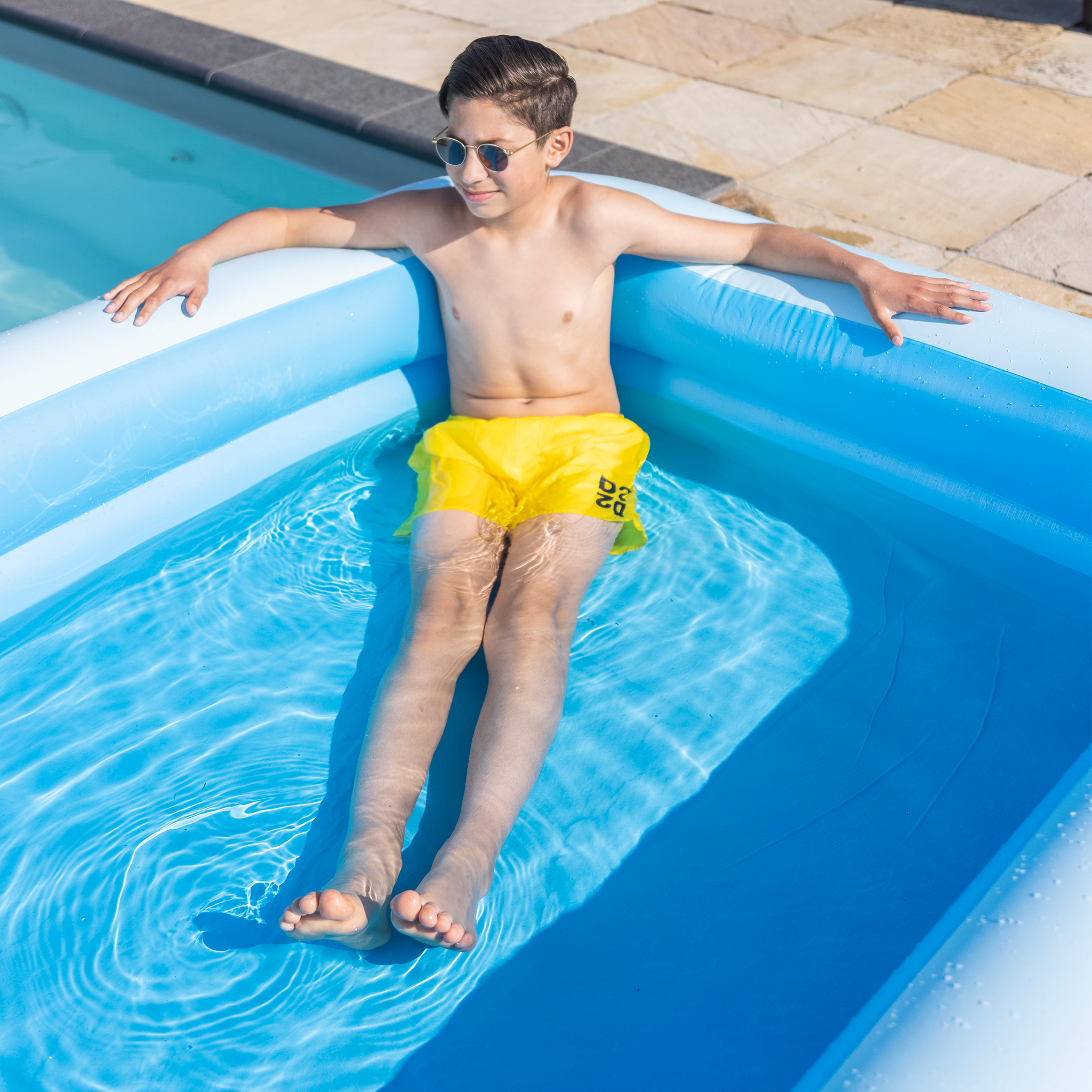 Piscine Swim Essentials 300 cm Bleu - Jeu de plein air  Swim Essentials Piscine Swim Essentials 300 cm Bleu - Jeu de plein air myplayground