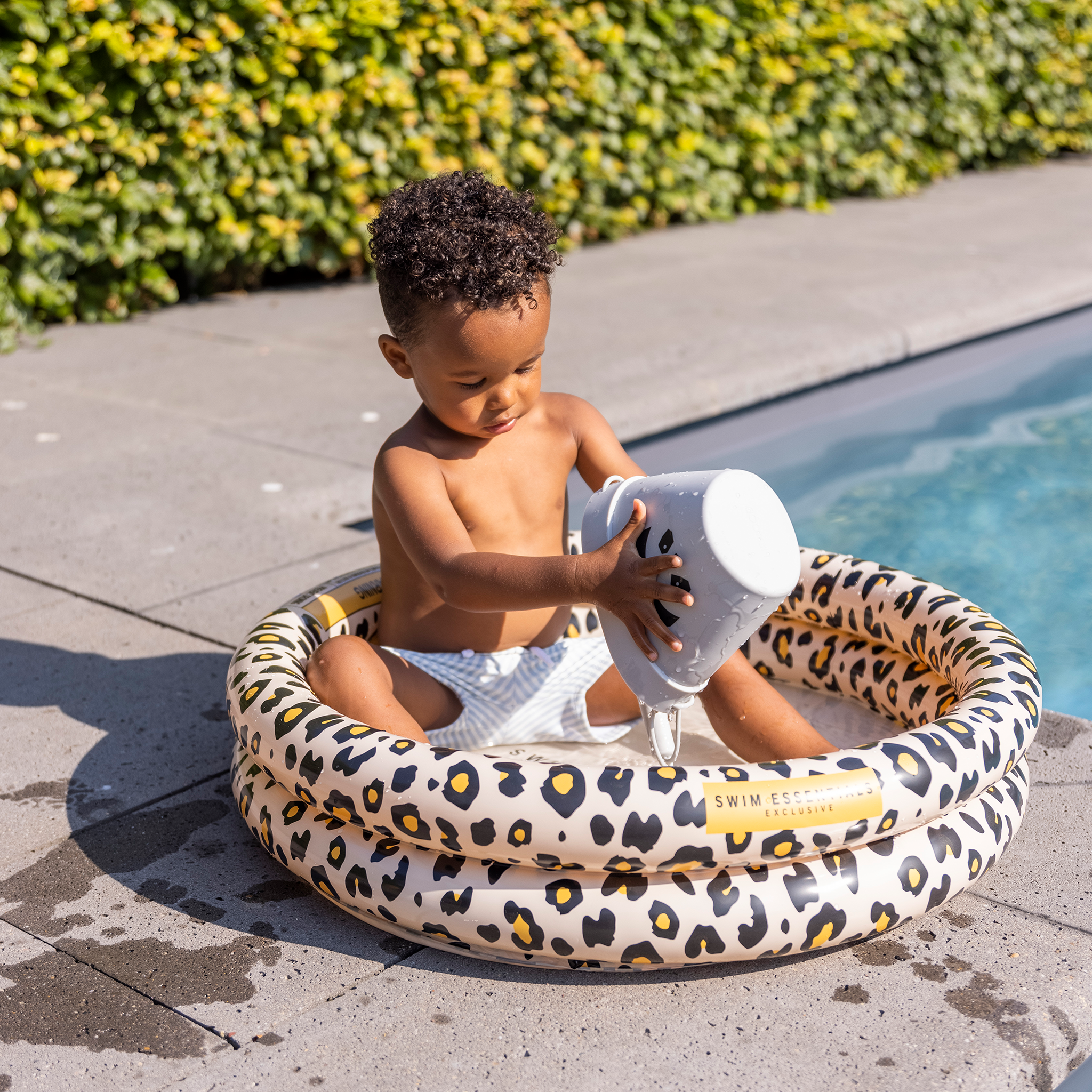 Piscine bébé à Imprimé Léopard Beige 60 cm - Swim Essentials  Swim Essentials  myplayground