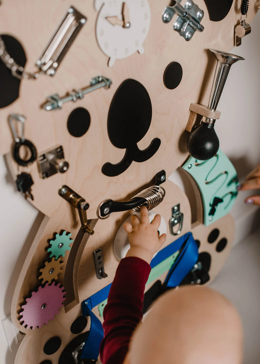 Koala Busy board - Planche sensorielle - Jeu de motricite fine pour enfant ( 3 ans et + )