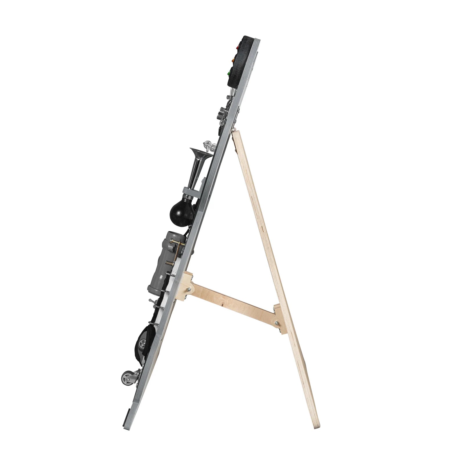 Fox Leo Gray Busy Board - Planche sensorielle - Jeu de motricite fine pour enfant ( 3 ans et + )  FoxyFamily Fox Leo Gray Busy Board - Planche sensorielle - Jeu de motricite fine pour enfant ( 3 ans et + ) myplayground