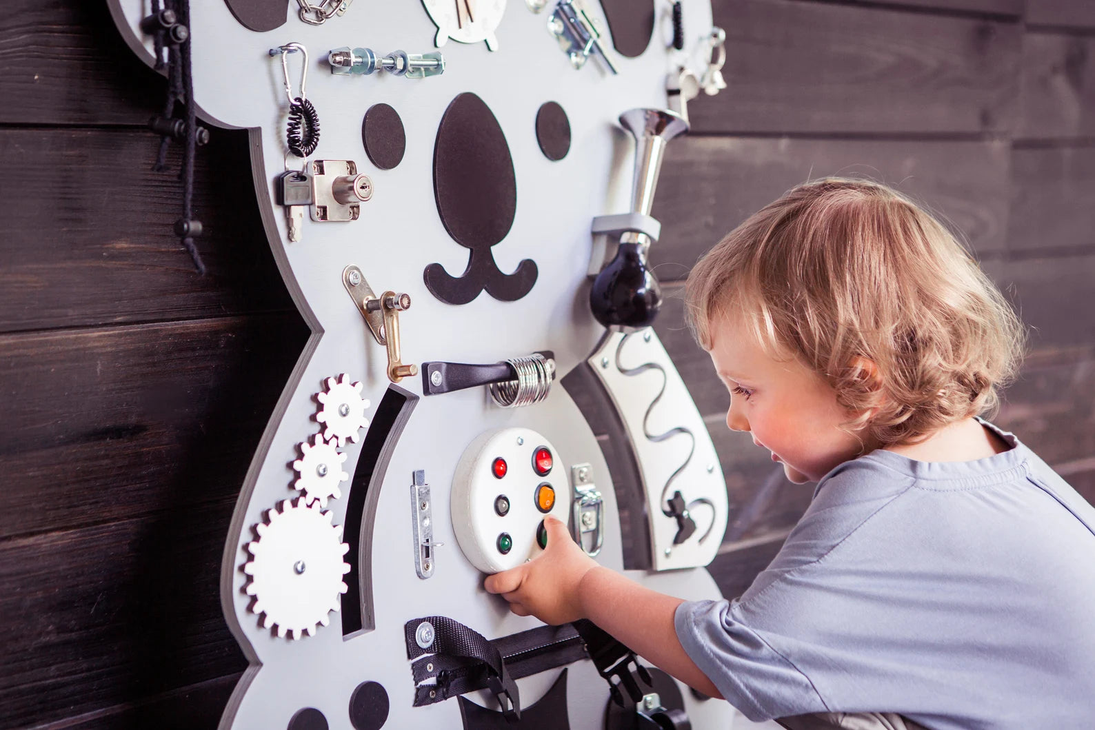 Element supplementaire Busy Board - Jeu de motricite fine pour enfant ( 3 ans et + )  FoxyFamily Element supplementaire Busy Board - Jeu de motricite fine pour enfant ( 3 ans et + ) myplayground