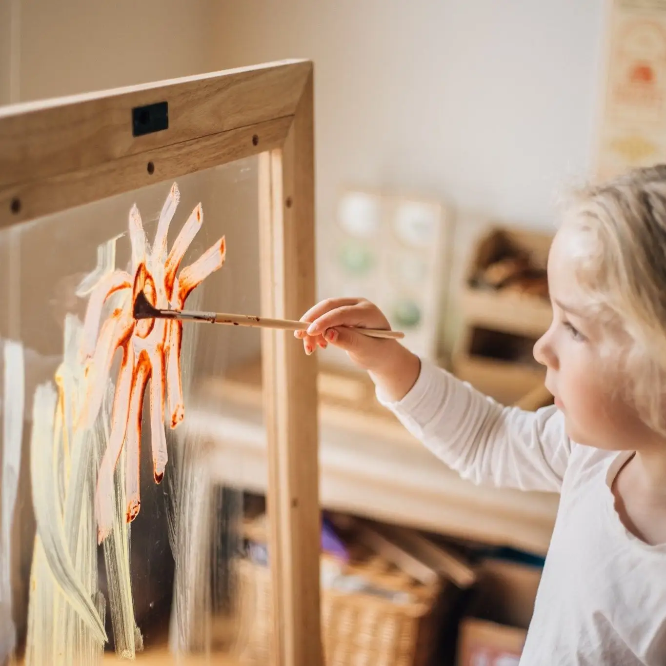 Chevalet en plexiglas pour tout-petits - Qtoys Jeux d'éveil QToys USA Chevalet en plexiglas pour tout-petits - Qtoys myplayground
