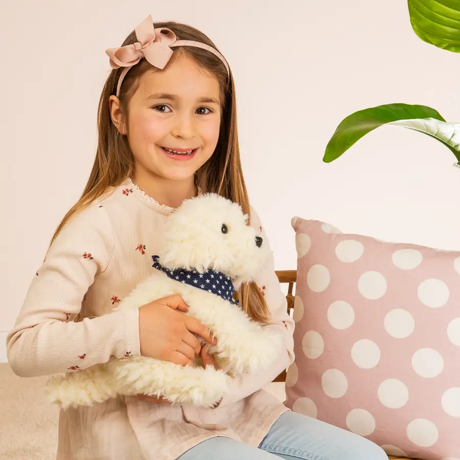 Labradoodle assis 28 cm - peluche - peluche - Teddy Hermann Jeux d'éveil Teddy Hermann Labradoodle assis 28 cm - peluche - peluche - Teddy Hermann myplayground