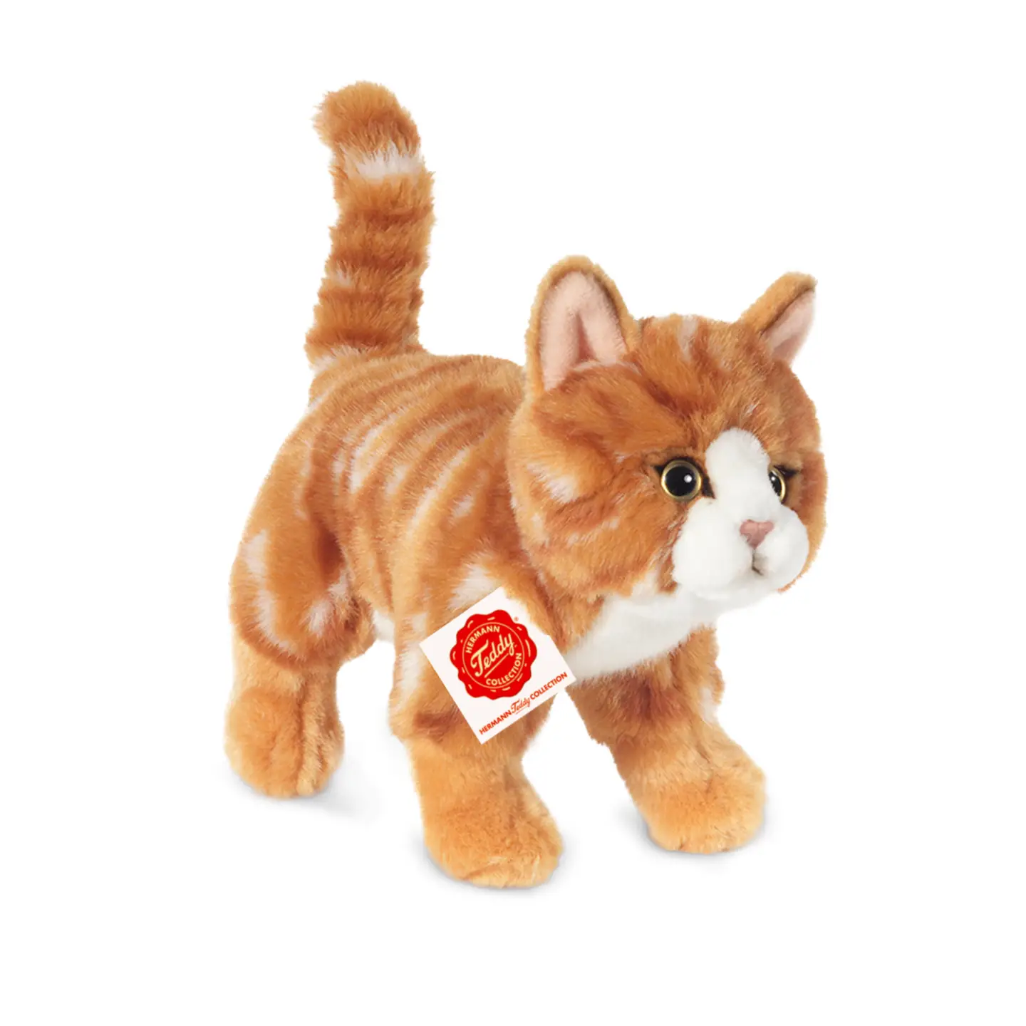 Chat tigre rouge debout 20 cm - Peluches - Peluches - Teddy Hermann Jeux d'éveil Teddy Hermann Chat tigre rouge debout 20 cm - Peluches - Peluches - Teddy Hermann myplayground