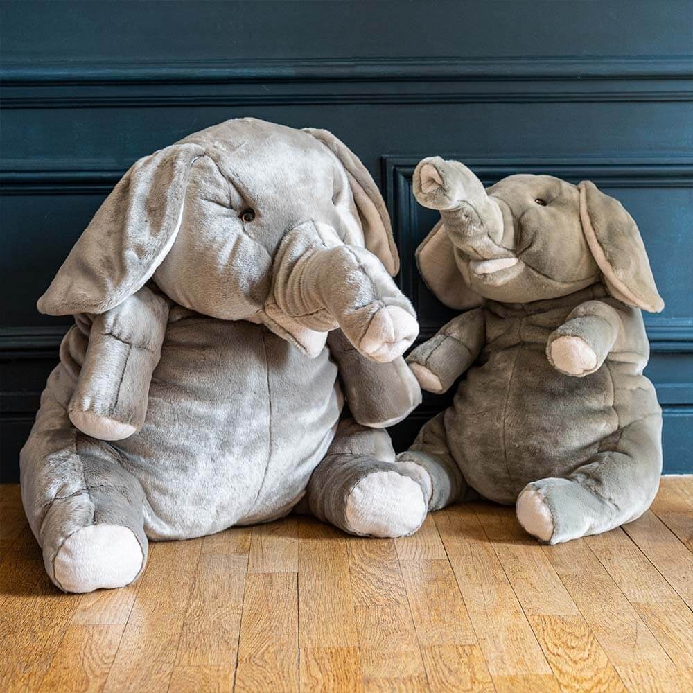 Ma peluche Éléphant Basile - La Pelucherie  La Pelucherie Ma peluche Éléphant Basile - La Pelucherie myplayground