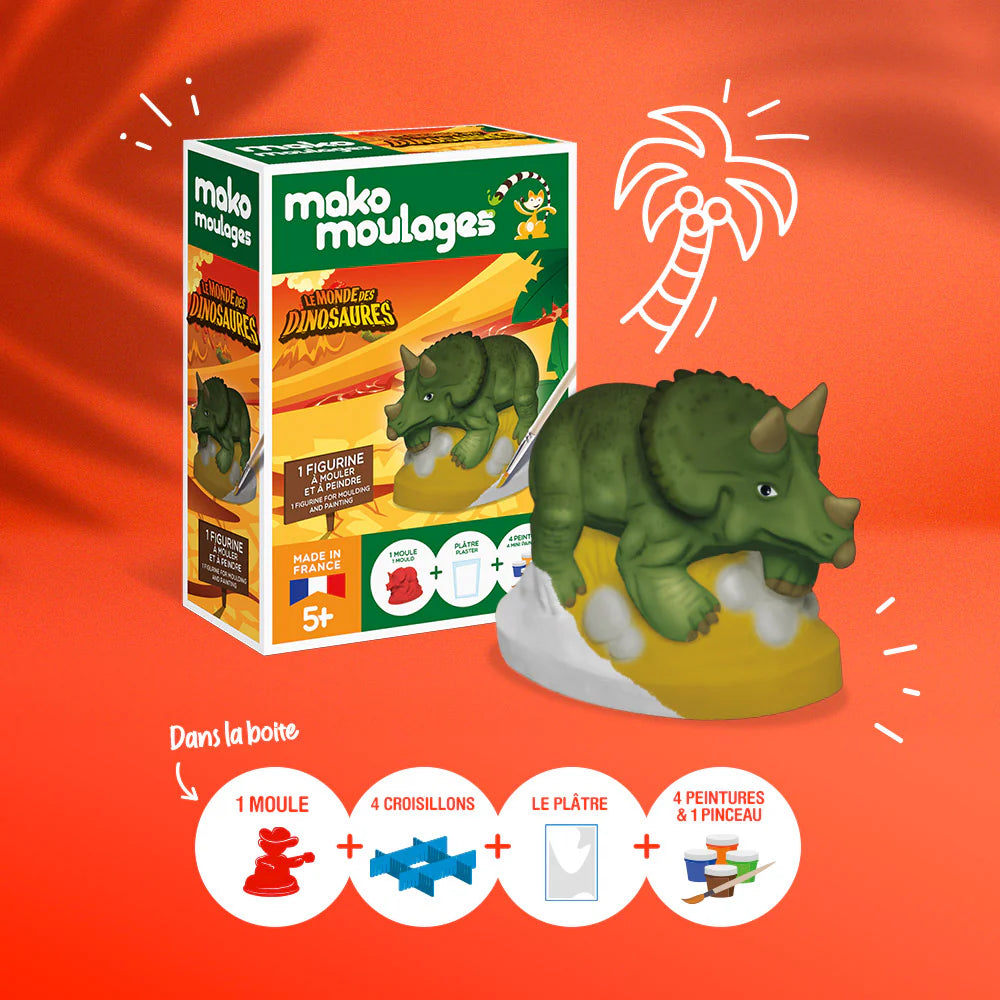 Mako Moulages - Tricératops - Mako Créations  Mako Créations Mako Moulages - Tricératops - Mako Créations myplayground