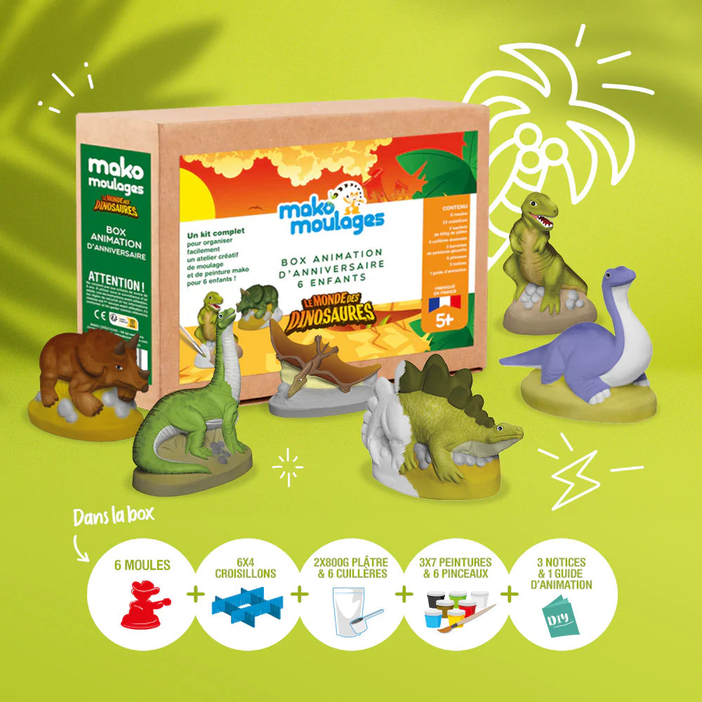 Boxe Animation Anniversaire - Mako moulages Dinosaures - Mako Créations  Mako Créations Boxe Animation Anniversaire - Mako moulages Dinosaures - Mako Créations myplayground