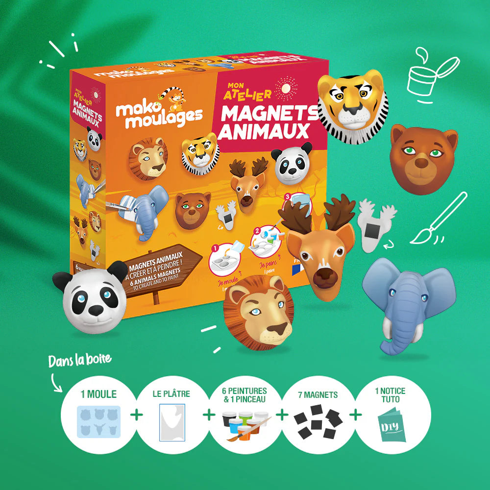 Mako Moulages - Mon Atelier Magnets Animaux - Mako Créations  Mako Créations Mako Moulages - Mon Atelier Magnets Animaux - Mako Créations myplayground