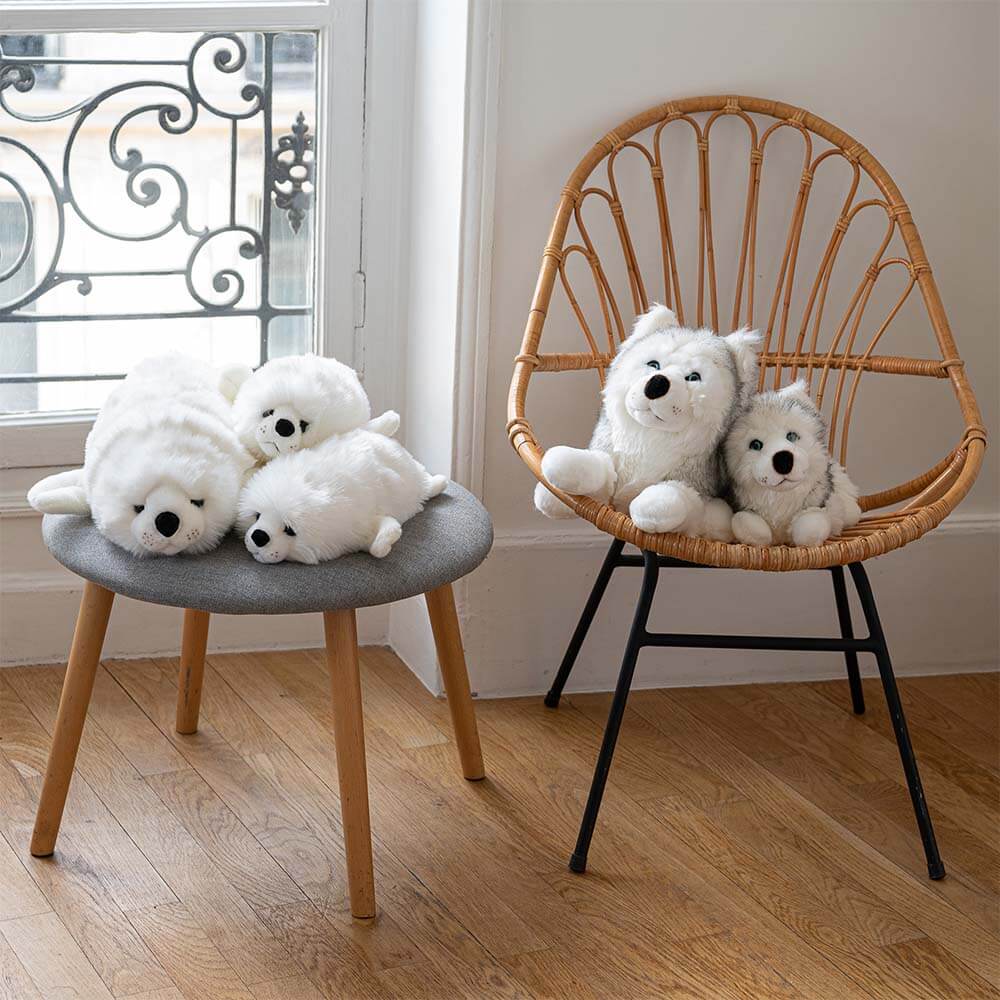 Ma peluche Phoque Arsène - La Pelucherie  La Pelucherie  myplayground