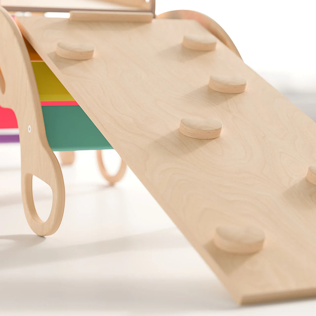 BusyKids - Ensemble (Maxi) Mur Suédois + Triangle Pikler + Bascule + 2 Planches à Double Face Couleur Arc-en-ciel - Bois Natura - 12 à 18 mois  BusyKids BusyKids - Ensemble (Maxi) Mur Suédois + Triangle Pikler + Bascule + 2 Planches à Double Face Couleur Arc-en-ciel - Bois Natura - 12 à 18 mois myplayground