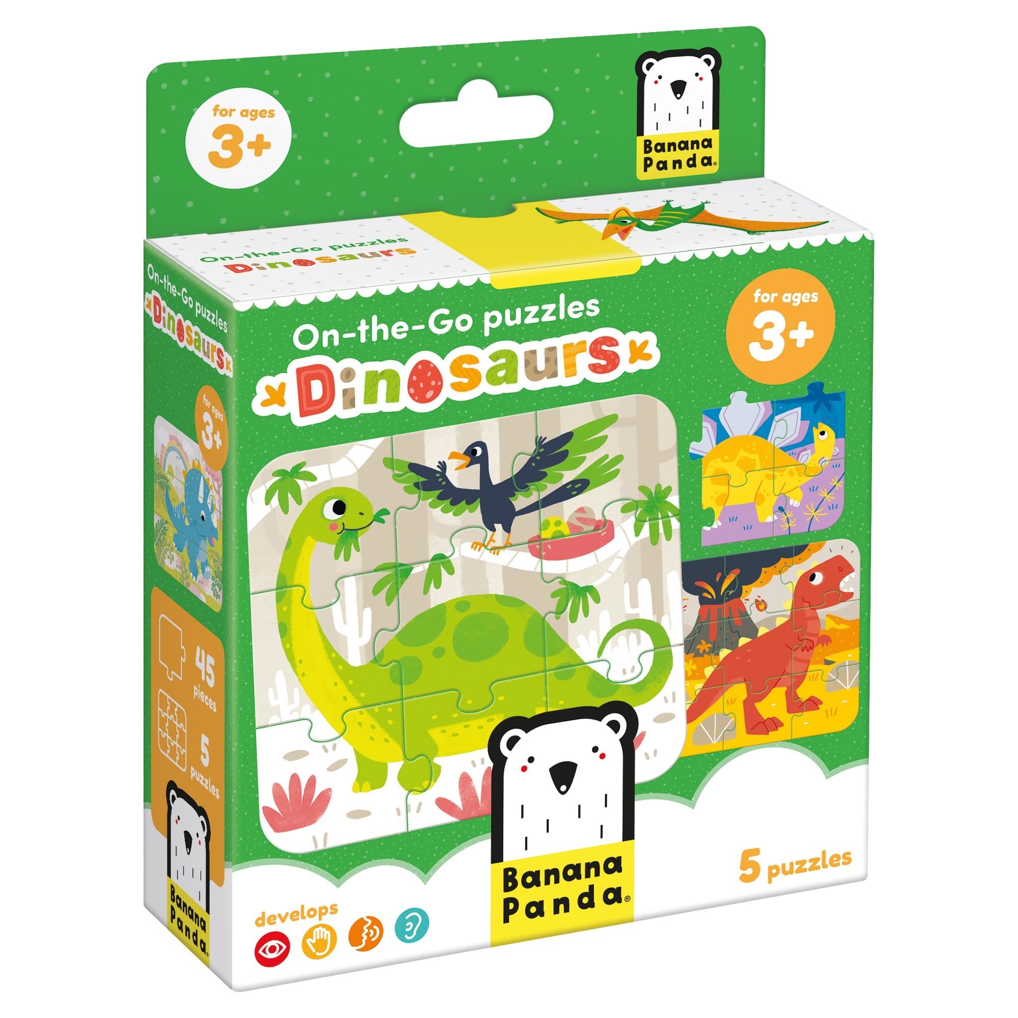 Puzzle de Voyage Dinosaures - Banana Panda - myplayground