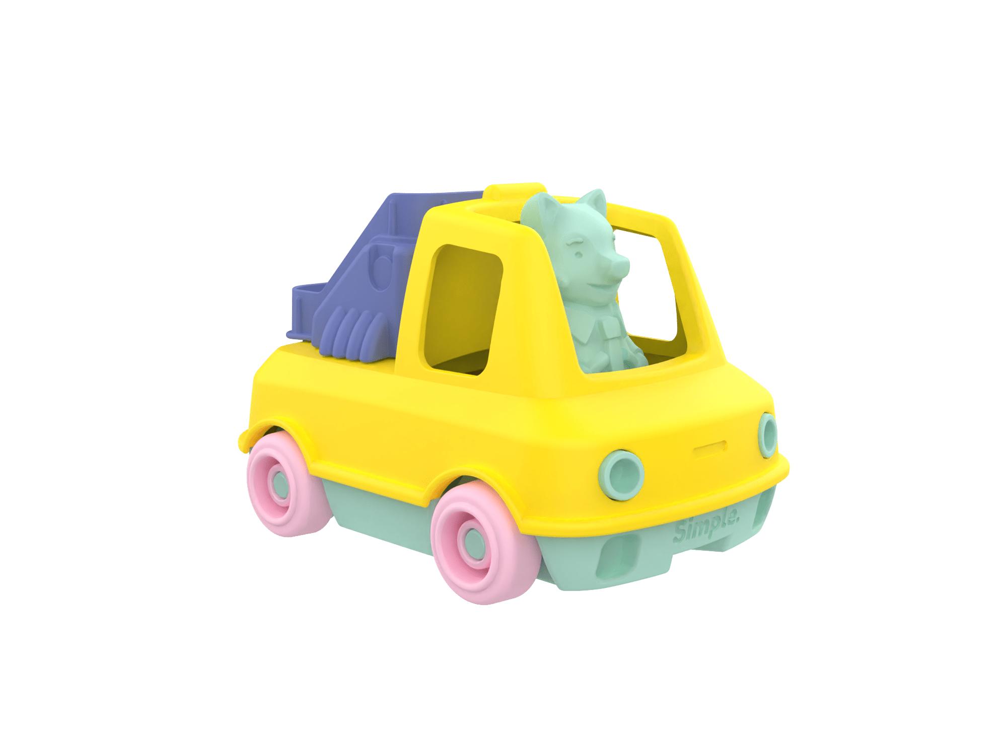 Mon premier camion échelle -12 mois+ - Made in France by Le Jouet Simple