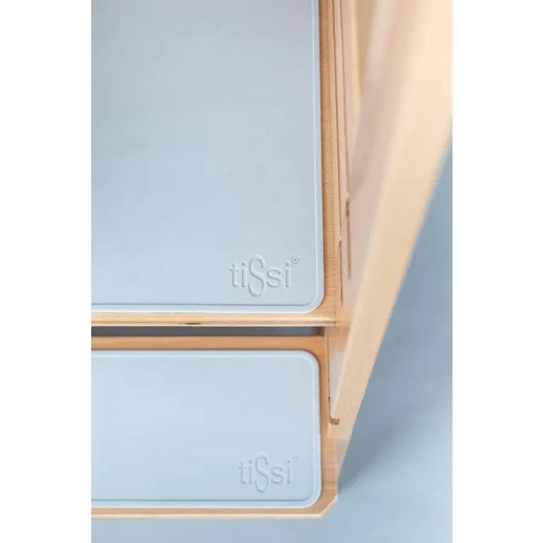 tiSsi® anti-slip mat set GRAY for Felix learning tower by tiSsi ® Familie beginnt mit uns™