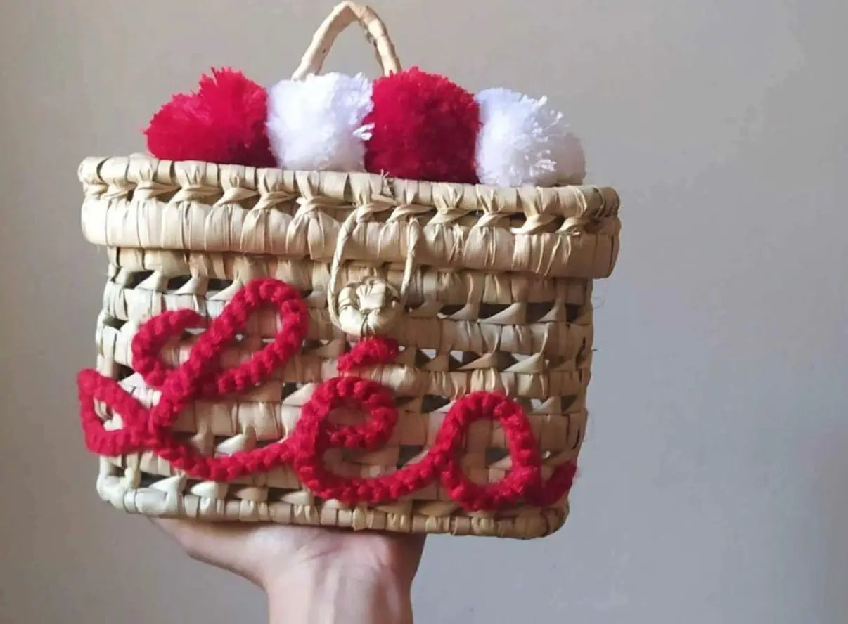 Coffre à Jouets Personnalisé - Boîte à Jouets à Pompons - Wholesale - Mikwi by Mikwi