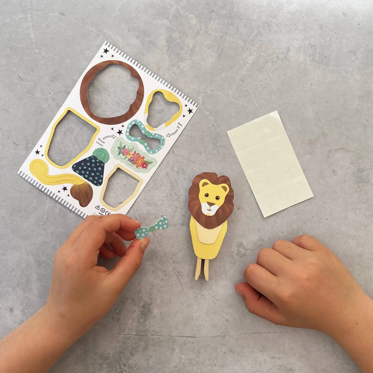 Faites votre propre kit de poupée Lion Peg by Cotton Twist