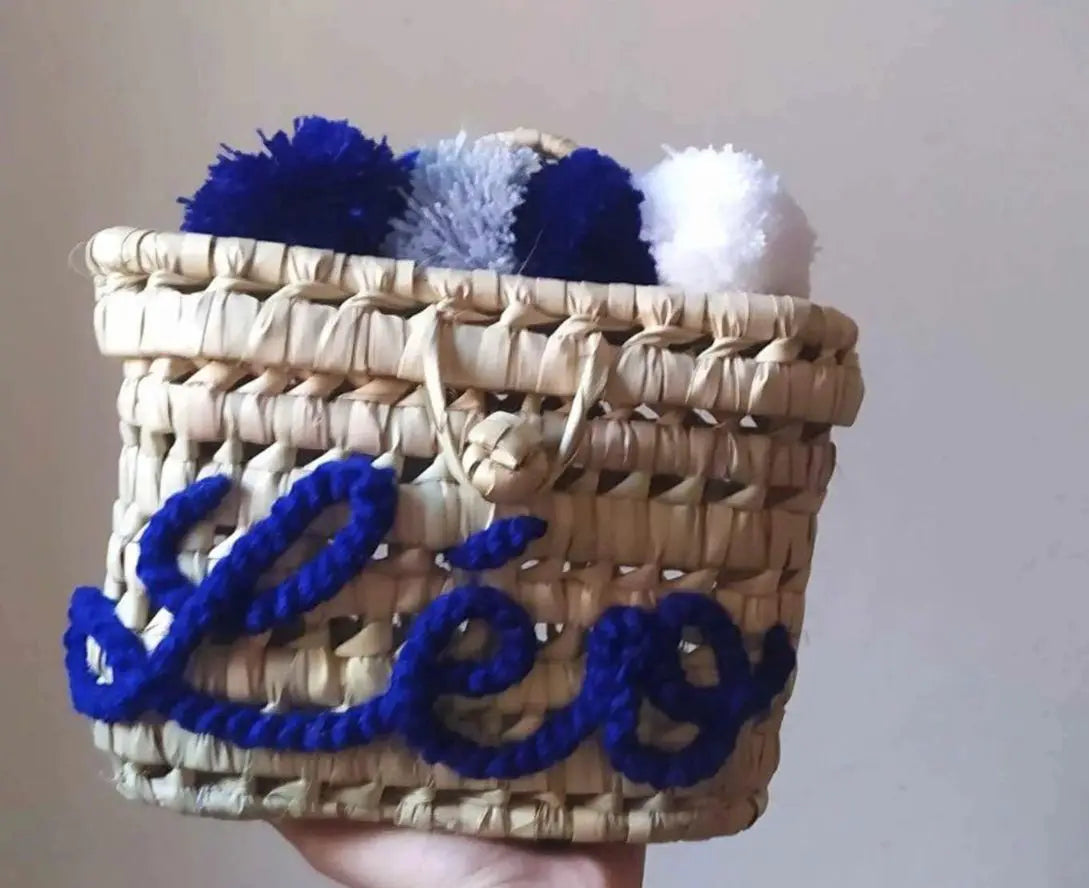 Coffre à Jouets Personnalisé - Boîte à Jouets à Pompons - Wholesale - Mikwi by Mikwi