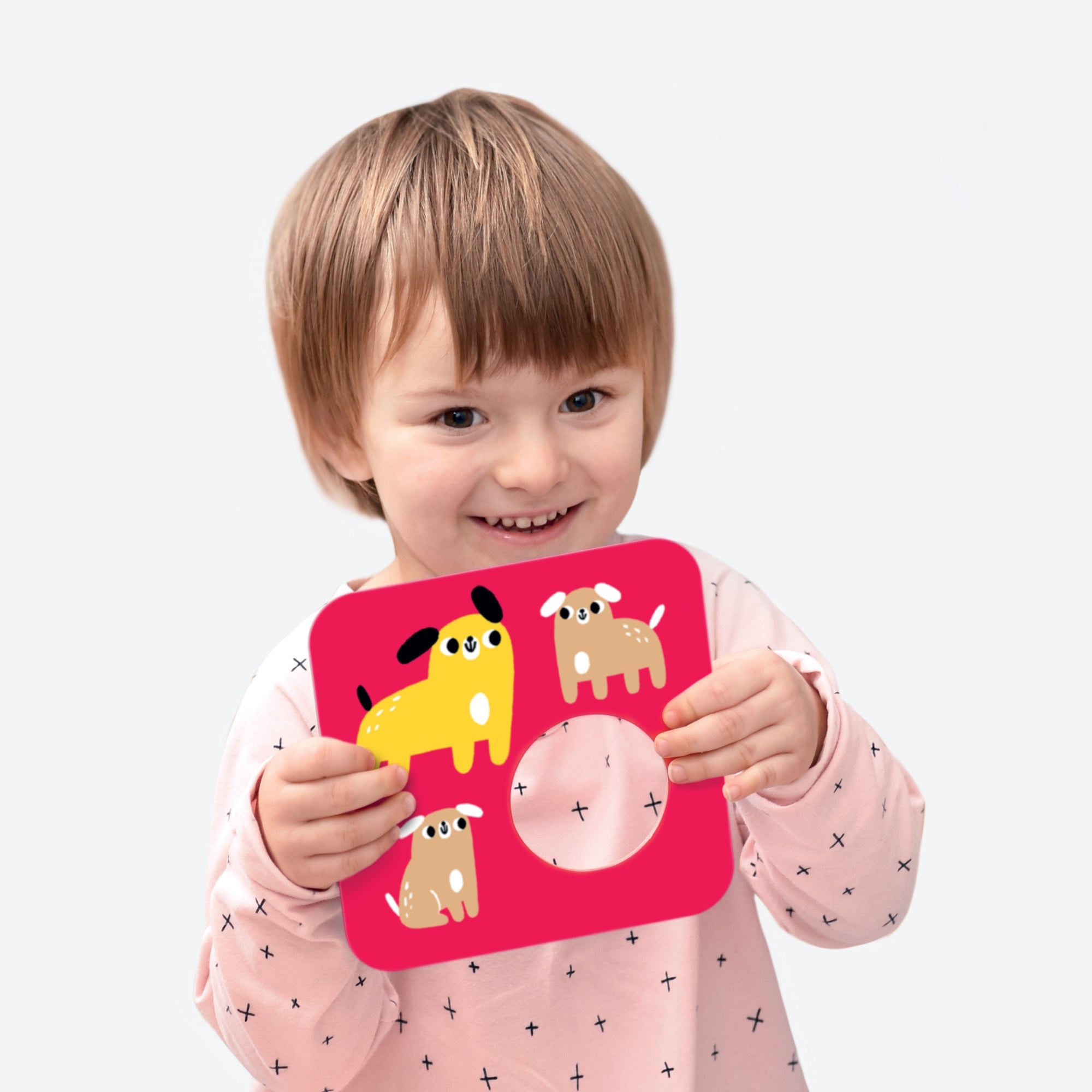 Puzzle Contraste Élevé Lots à Associer - Banana Panda - myplayground