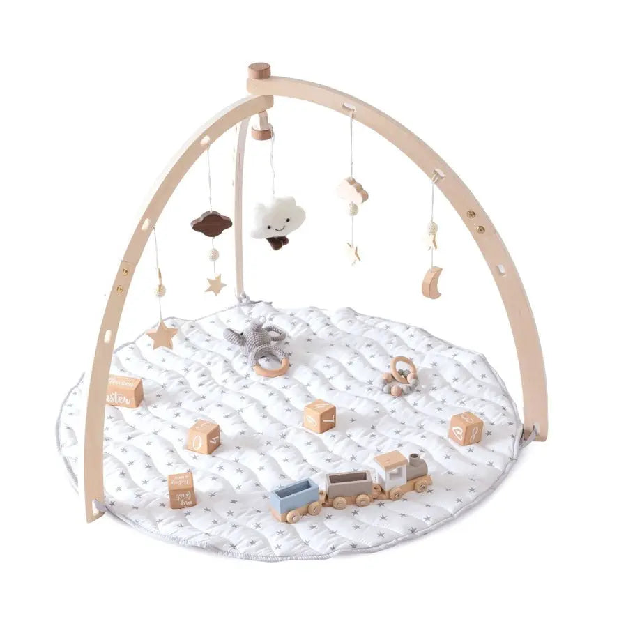 Salle de Sport Montessori - Bois avec Tapis Active Gym - Alondra Baby by Alondra Baby