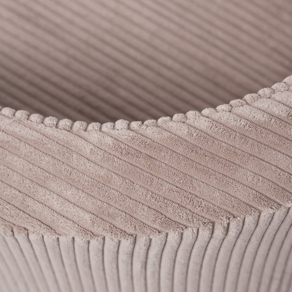 Fauteuil - beige velours côtelé premium, fauteuil enfant - Plush Nest - myplayground