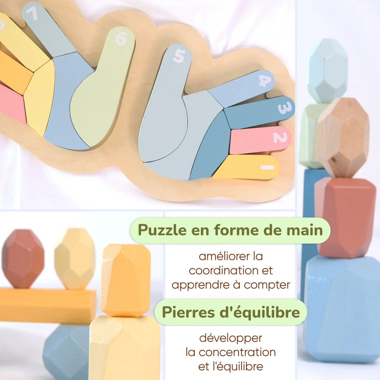 Coffret de Jeu Montessori pour les enfants - 36 mois et + - BusyKids - myplayground