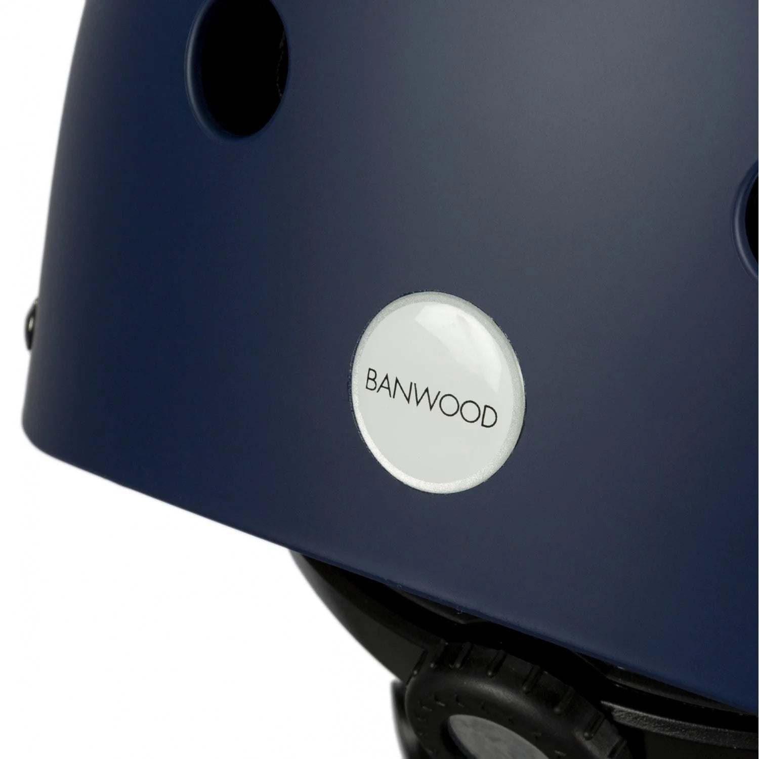 Casque vélo enfant classique bleu mat – sécurité et confort, ajustable 3 à 6 ans – Banwood - myplayground