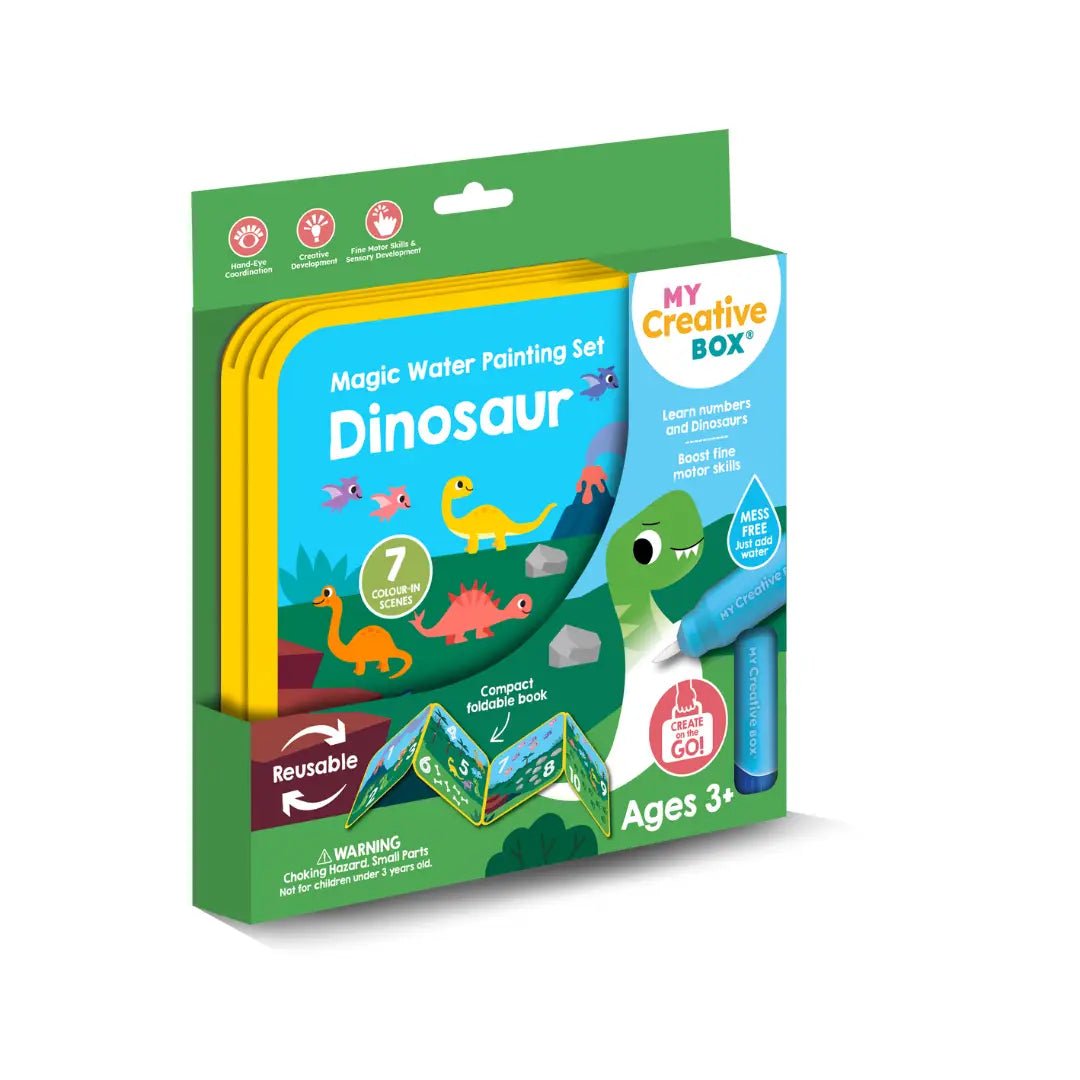 Set de peinture à l’eau magique en forme de dinosaure - My Creative Box - myplayground
