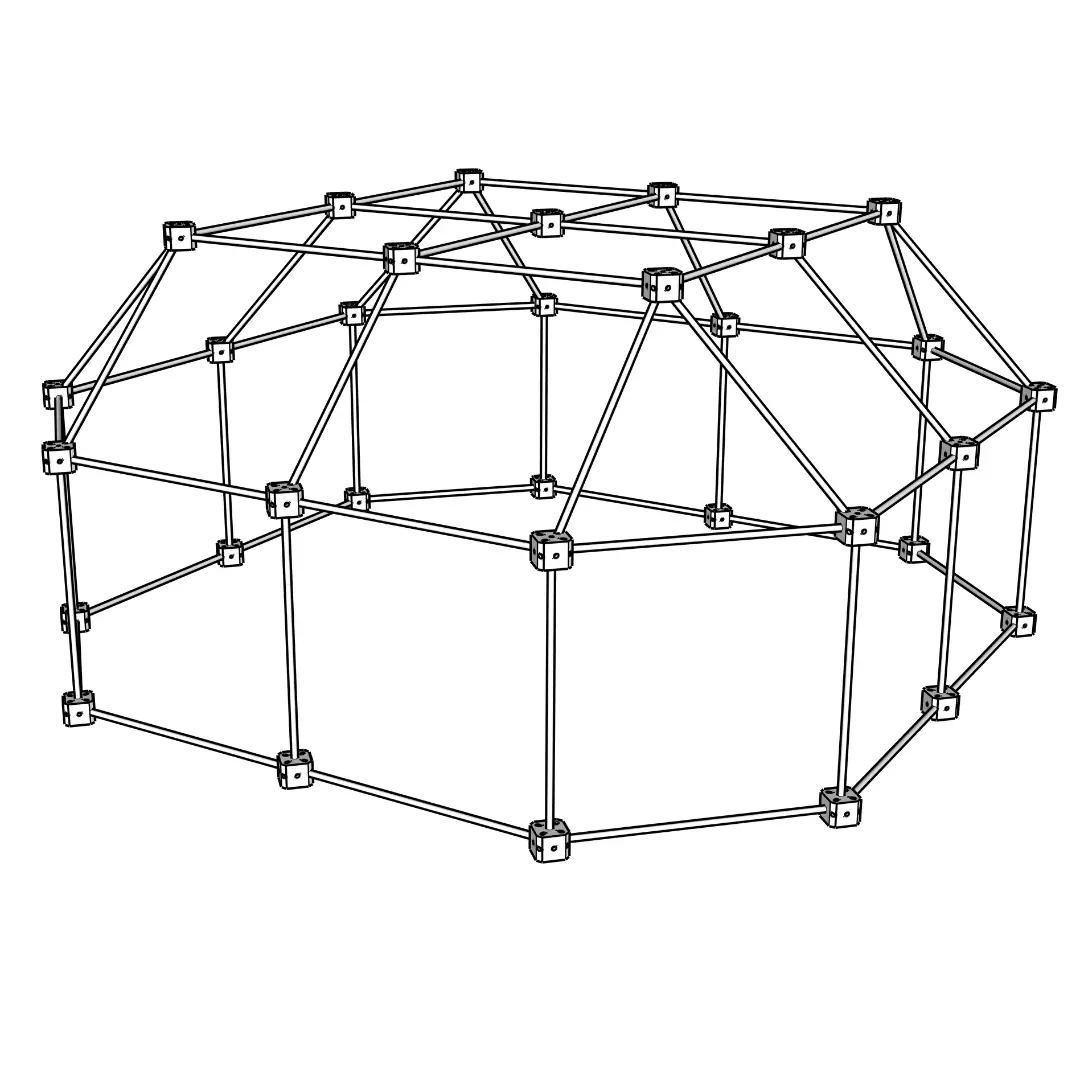 1001 Cabanes – Pack Castor – 111 pièces avec toiles en tissu by SARBAKANE