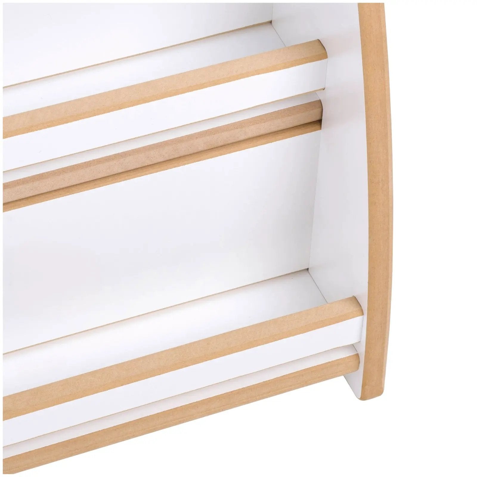 Bibliothèque enfant avec étagère pour salle de jeux et chambre d'enfant - Bois blanc, rangement - Plush nest by Misioo