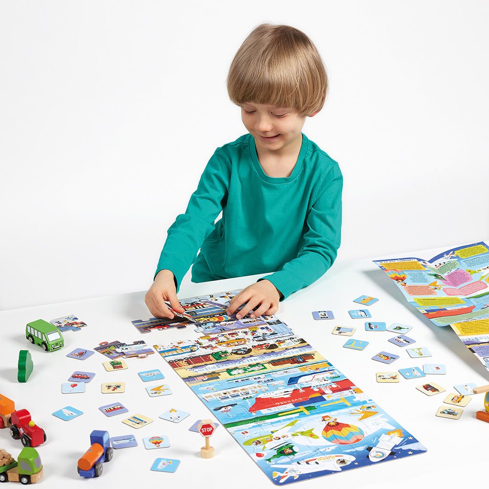 Puzzle Plus Transport - Banana Panda - myplayground