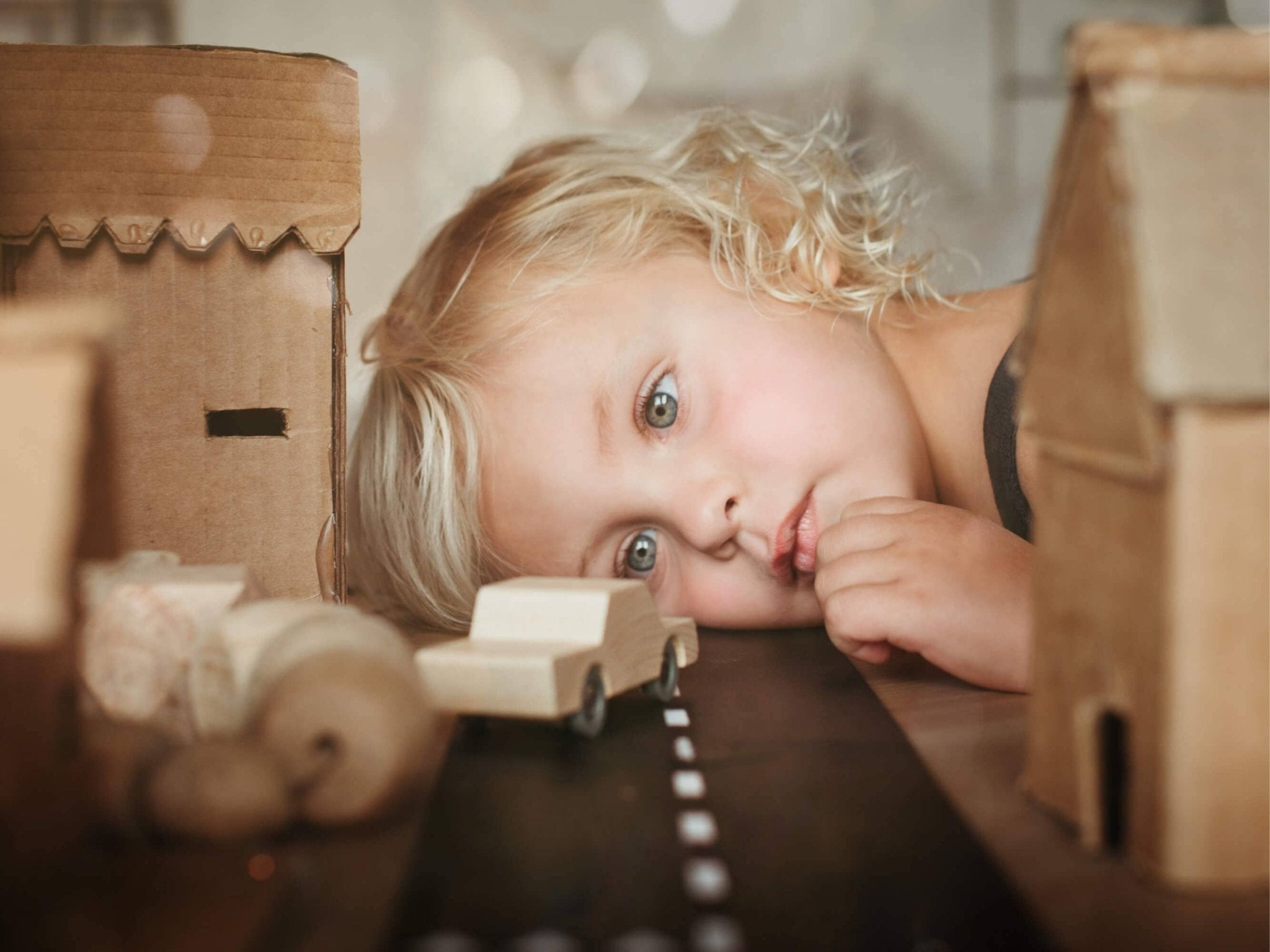 Petite voiture en bois - Va - et - vient - Woody - myplayground